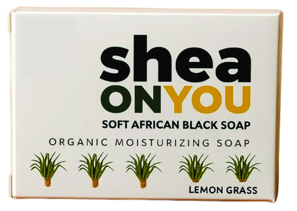 SHEA ON YOU LEMON GRASS SOFT AFRICAN BLACK SOAP  121G
