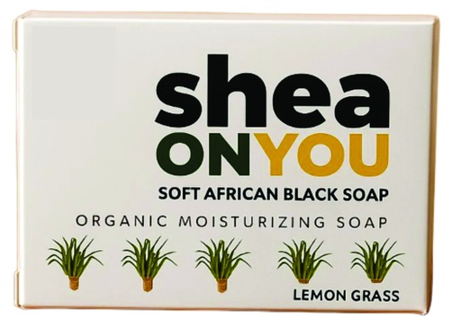 [FDA/Co.24-71509] SHEA ON YOU LEMON GRASS SOFT AFRICAN BLACK SOAP  121G